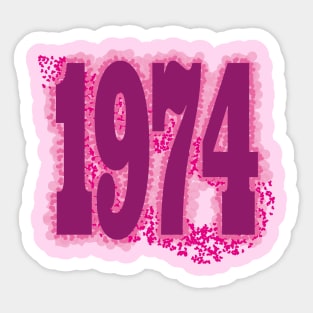 1974 Sticker